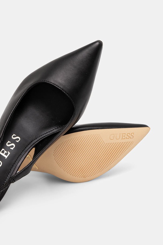 Lodičky Guess NASSHA3 čierna FLPNS3.LEA05.BLACK