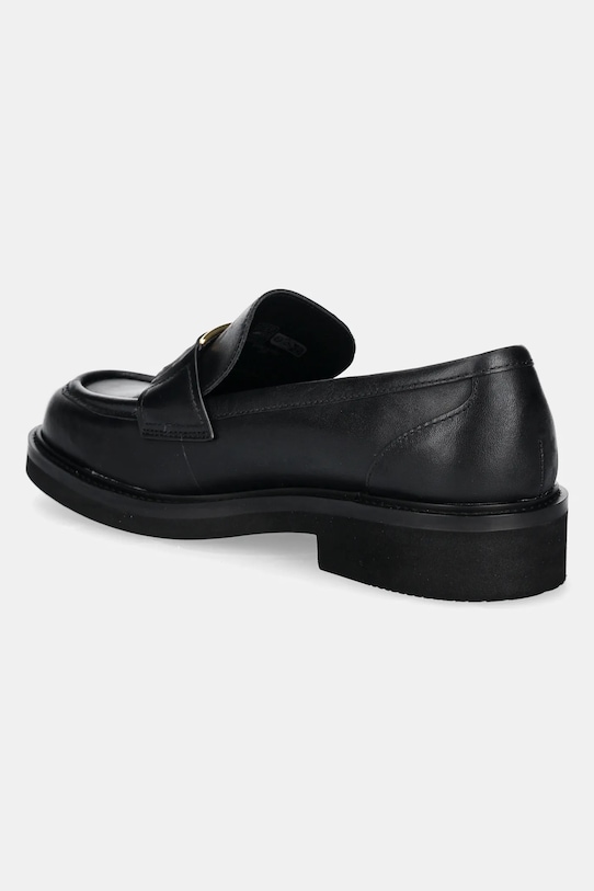 Παπούτσια Δερμάτινα μοκασίνια Guess SHUTTLE FLPSHU.LEA14.BLACK μαύρο