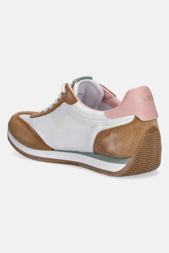 Obuwie Guess sneakersy SKROLL FLPSKR.SUE12.PINK brązowy