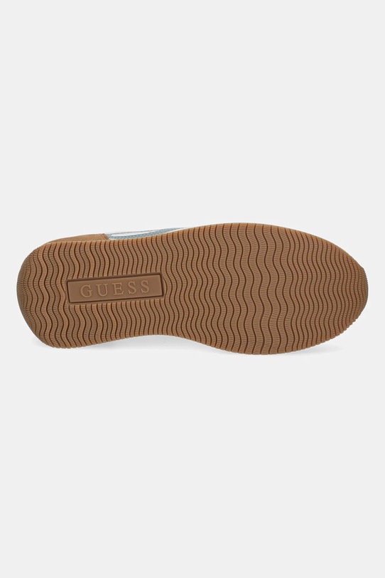 Guess sneakersy SKROLL FLPSKR.SUE12.PINK brązowy