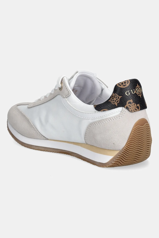 Obuwie Guess sneakersy SKROLL FLPSKR.SUE12.WHITE biały