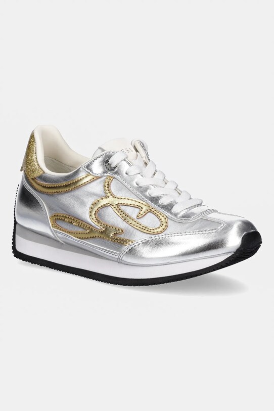 Αθλητικά Guess SKROLL2 συνθετικό ασημί FLPSK2.ELE12.SILVE