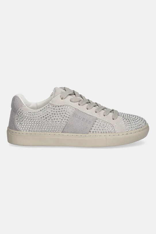Guess sneakers din piele întoarsă TODA FLPTOD.SUE12.WHITE gri SS25