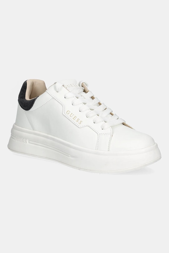 Guess sneakersy WINNIE tekstylny biały FLPWIN.LEA12.WHIBL