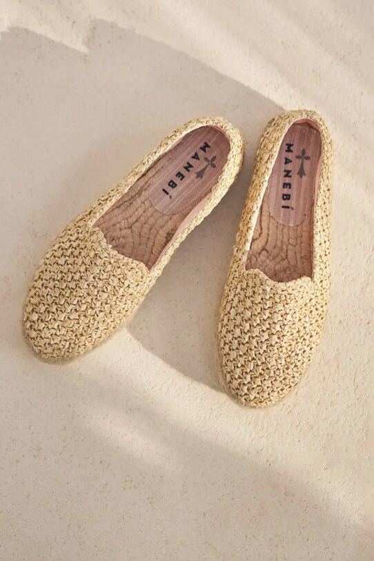 Boty Espadrilky Manebi Yucatán Double Sole Espadrilles V.2.7.D0 béžová
