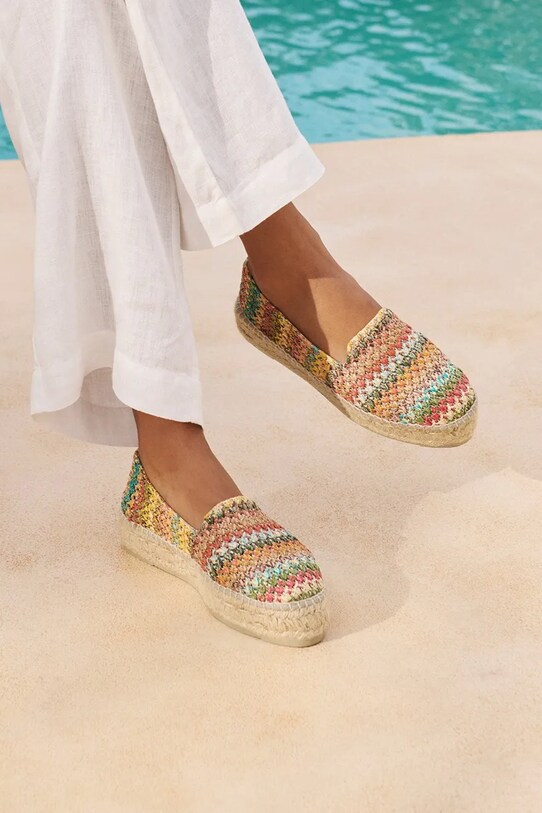 Espadrilky Manebi Double Sole Espadrilles H.3.4.D0 viacfarebná SS25