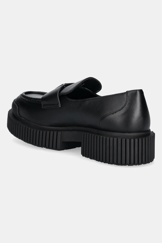 Boty Kožené mokasíny Armani Exchange XDA006.XV874.00002 černá