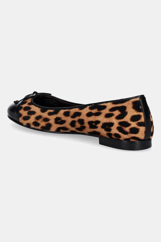 Obuv Kožené balerínky Tory Burch Cap-Toe Ballet 154509.201 hnedá