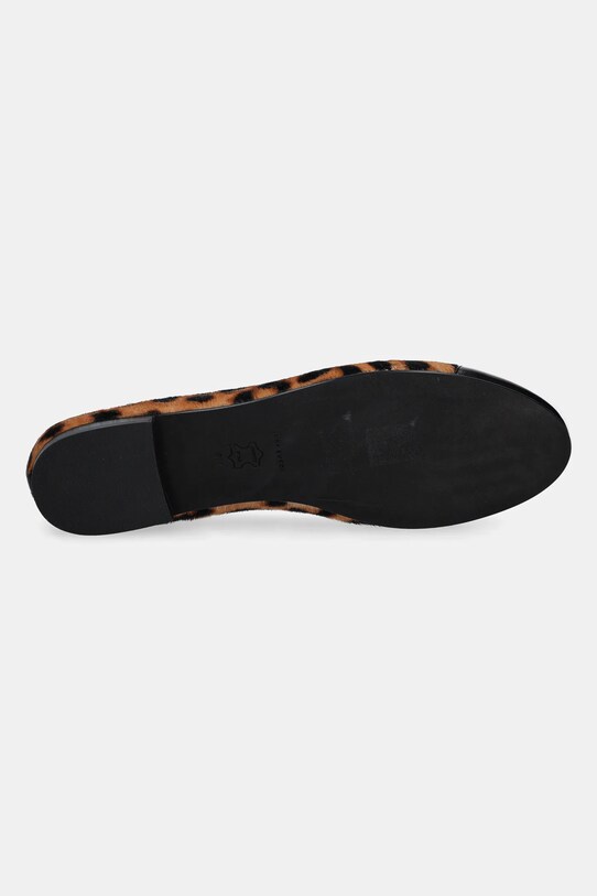 Kožené balerínky Tory Burch Cap-Toe Ballet 154509.201 hnedá