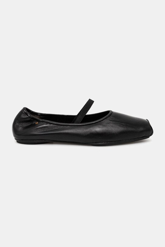 Tory Burch balerini de piele Runway Ballet 157625.006 negru SS25