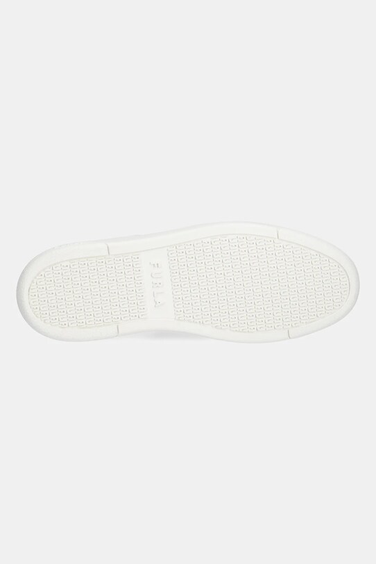 Furla bőr sportcipő Twist Lace-Up Sneaker YJ18FTW.BX3724.3742S fehér