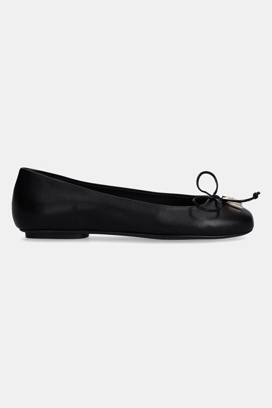 Furla balerini de piele Ballet Ballerina YJ00BAL.X30000.O6000 negru SS25