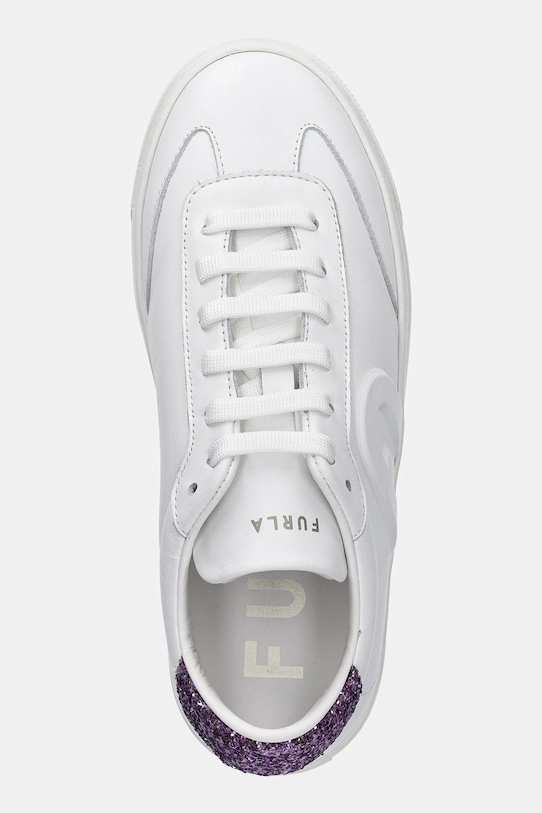 Шкіряні кросівки Furla Enjoy Lace-Up Sneaker білий YJ10ENJ.BX3726.3751S