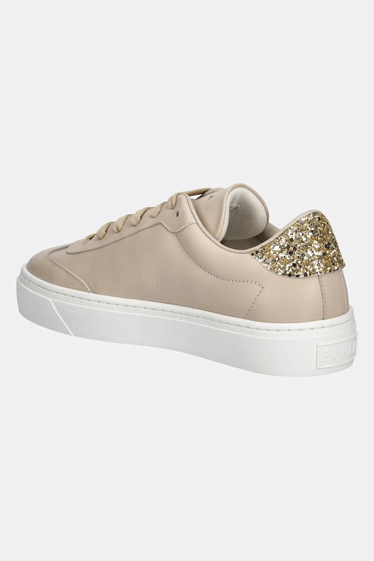 Scarpe Furla sneakers in pelle Enjoy Lace-Up Sneaker YJ10ENJ.BX3726.3735S beige