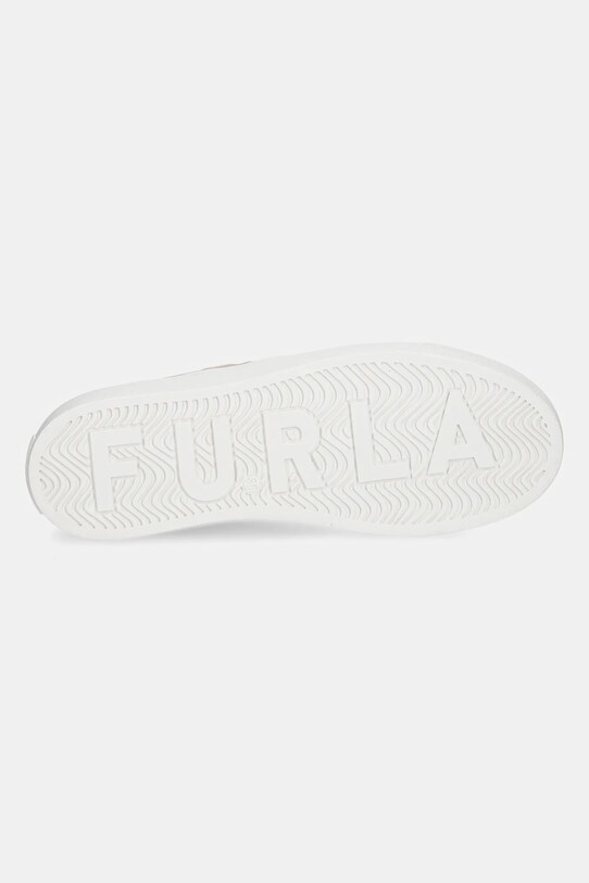 Шкіряні кросівки Furla Enjoy Lace-Up Sneaker YJ10ENJ.BX3726.3735S бежевий