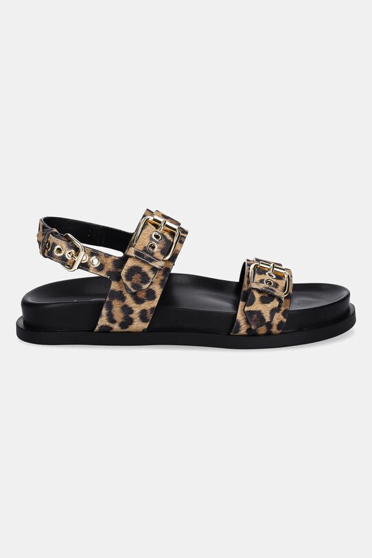 AGL sandale de piele Cristina D690001PGNAGAL0612 negru SS25