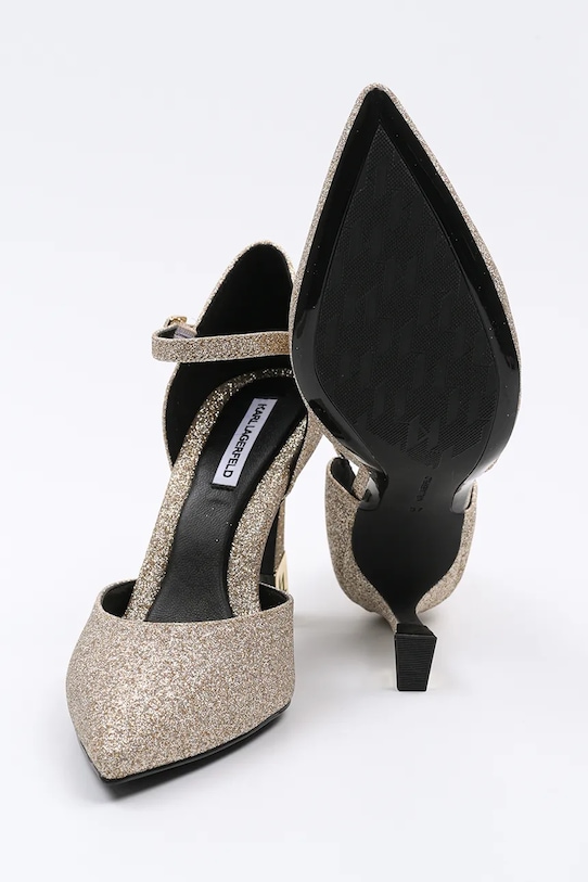 Karl Lagerfeld szpilki PREMIERE 90 KL33504G.GH8 złoty