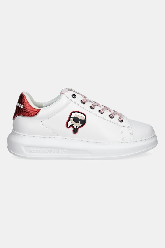 Kožené tenisky Karl Lagerfeld KAPRI NFT KL62531N.01D bílá SS25
