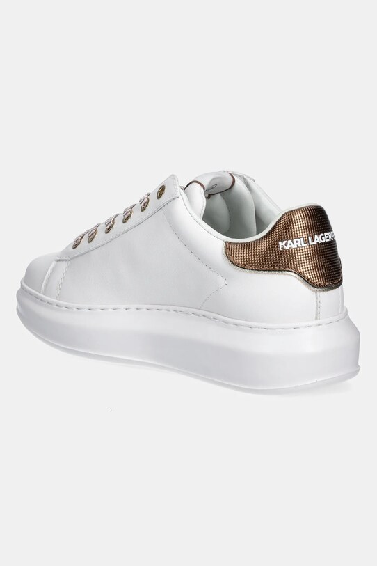 Încălțăminte Karl Lagerfeld sneakers din piele KAPRI NFT KL62531N.01Z alb