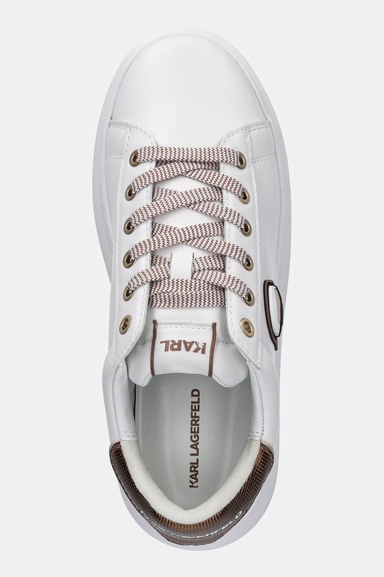 Karl Lagerfeld bőr sportcipő KAPRI NFT fehér KL62531N.01Z