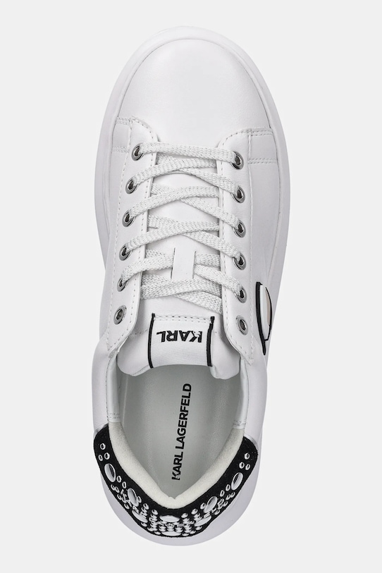 Kožené tenisky Karl Lagerfeld KAPRI NFT bílá KL62529M.01S