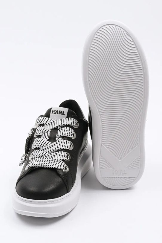 Karl Lagerfeld sneakers din piele KAPRI KL62576T.000 negru