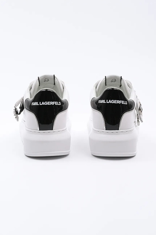 Boty Kožené tenisky Karl Lagerfeld KAPRI KL62576T.011 bílá
