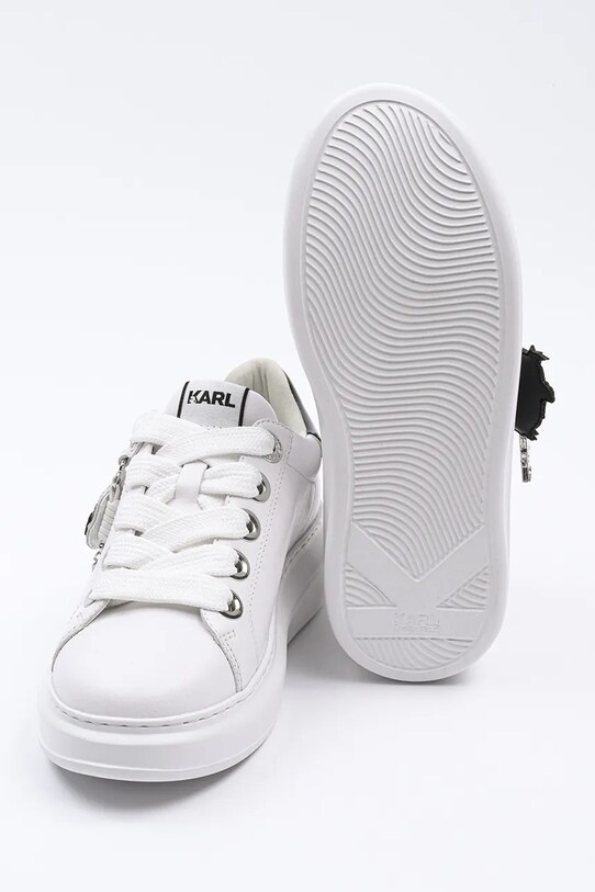 Karl Lagerfeld sneakers din piele KAPRI KL62576T.011 alb