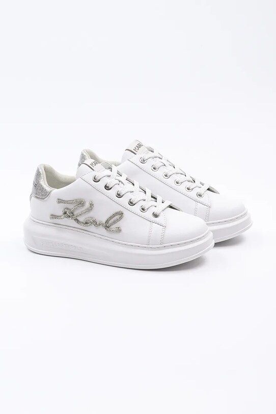Шкіряні кросівки Karl Lagerfeld KAPRI KL62511G.01S білий SS25
