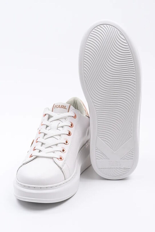Karl Lagerfeld sneakersy skórzane KAPRI KL62511A.11P biały