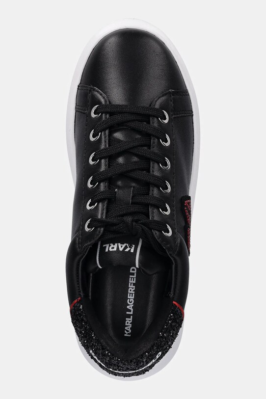 Кожаные кроссовки Karl Lagerfeld KAPRI чёрный KL62515V.000