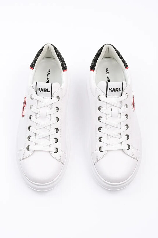 Шкіряні кросівки Karl Lagerfeld KAPRI білий KL62515V.011