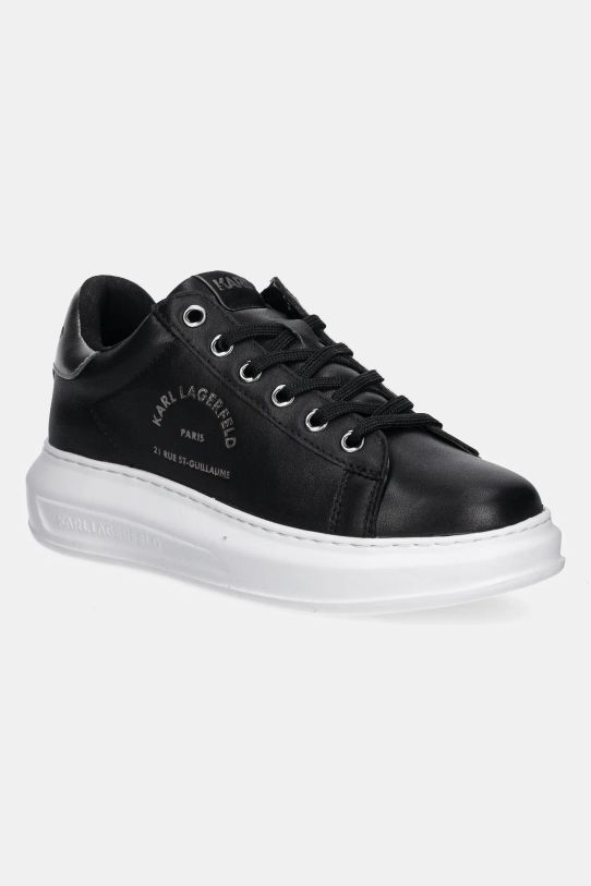 Karl Lagerfeld sneakers din piele KAPRI Planet friendly negru KL62538K.00S