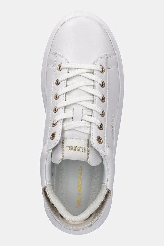 Karl Lagerfeld sneakersy skórzane KAPRI biały KL62538K.01G