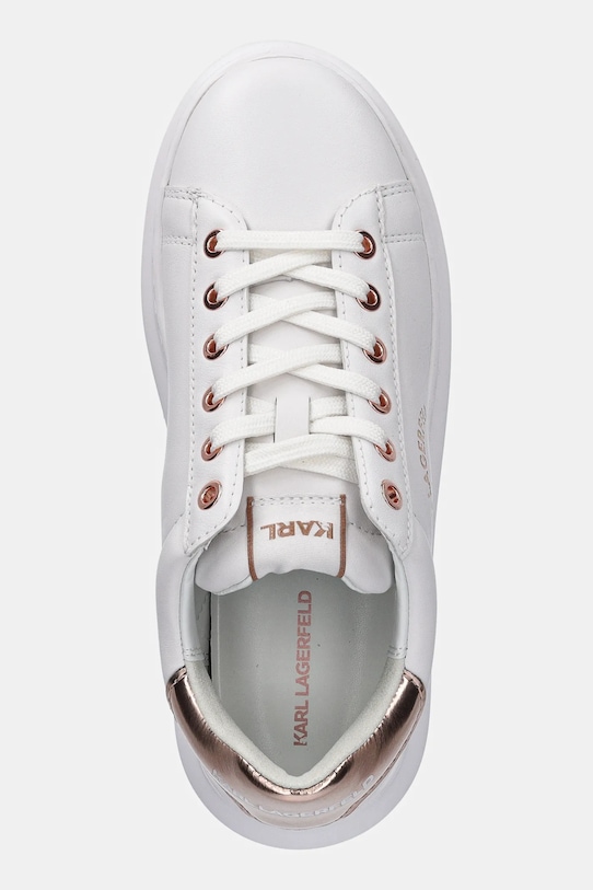 Karl Lagerfeld sneakersy skórzane KAPRI biały KL62538K.01P