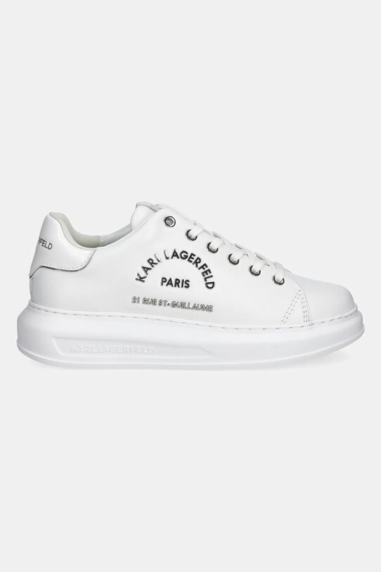 Karl Lagerfeld sneakersy skórzane KAPRI KL62539K.01S biały SS25