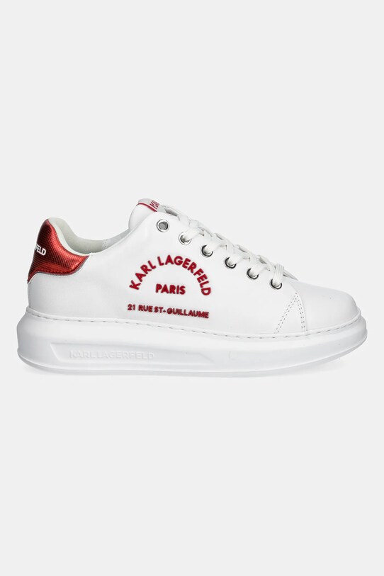 Кожаные кроссовки Karl Lagerfeld KAPRI KL62539M.01D белый SS25