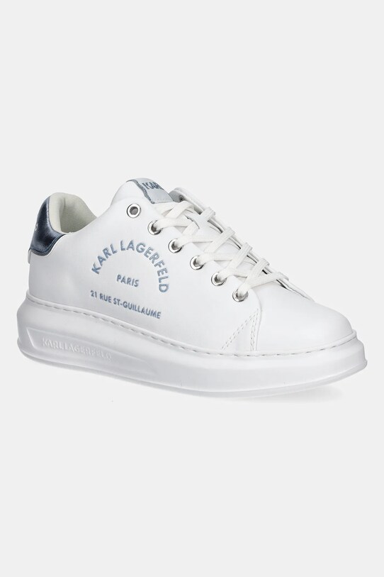 Шкіряні кросівки Karl Lagerfeld KAPRI Planet friendly білий KL62539F.11B