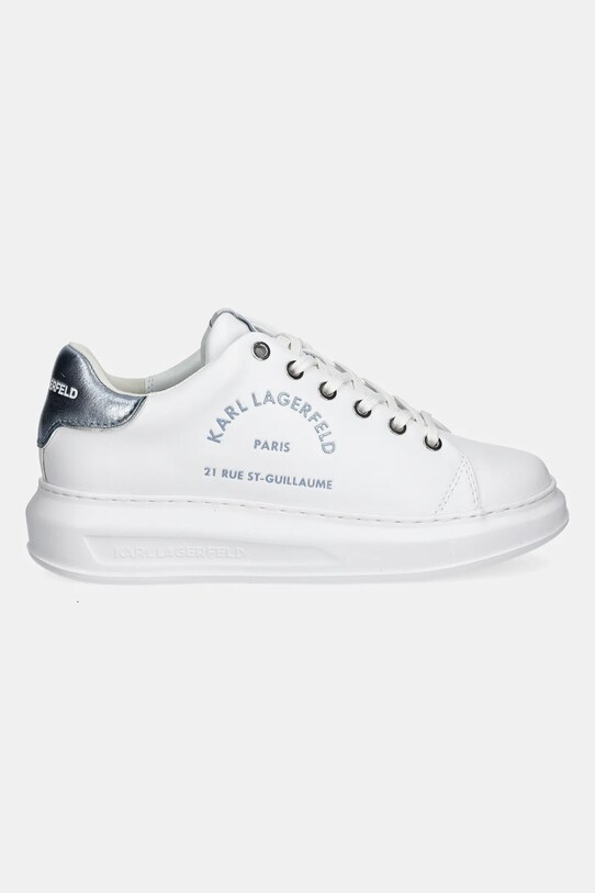 Шкіряні кросівки Karl Lagerfeld KAPRI KL62539F.11B білий SS25