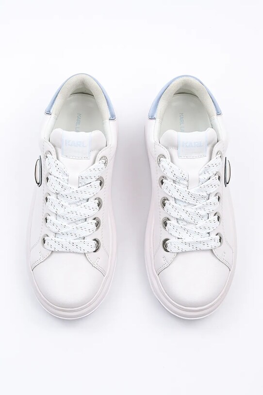 Обувь Кожаные кроссовки Karl Lagerfeld KAPRI LUG KL67530.01B белый