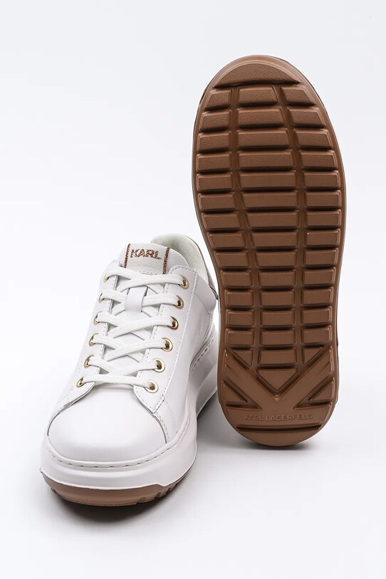 Karl Lagerfeld sneakers din piele KAPRI LUG KL67538M.01Z alb