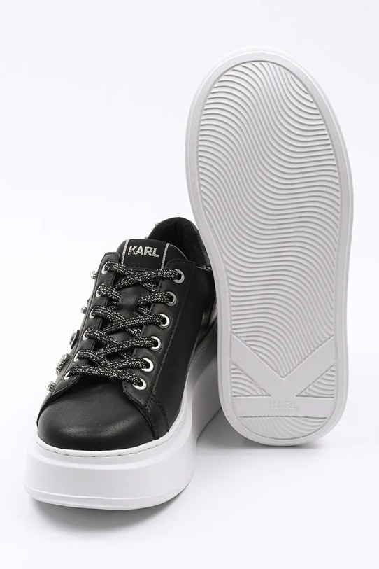 Kožené tenisky Karl Lagerfeld ANAKAPRI KL63525.00S černá