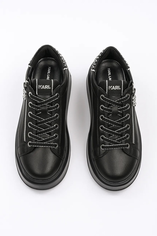 Obuwie Karl Lagerfeld sneakersy skórzane ANAKAPRI KL63527.00X czarny