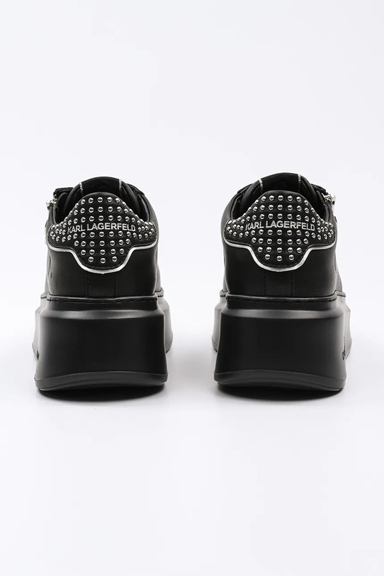 Karl Lagerfeld sneakersy skórzane ANAKAPRI czarny KL63527.00X