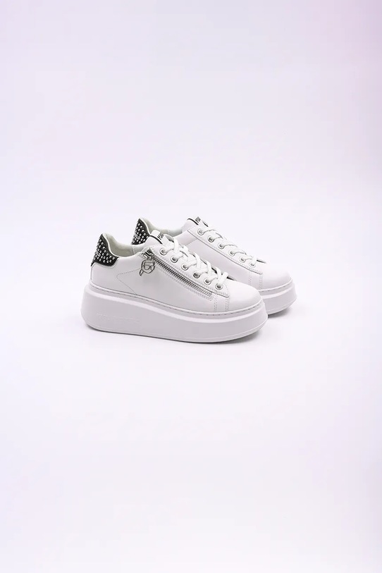 Кожаные кроссовки Karl Lagerfeld ANAKAPRI KL63527.011 белый SS25