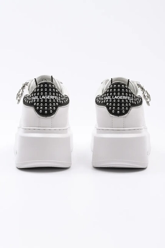 Karl Lagerfeld sneakers din piele ANAKAPRI alb KL63527.011