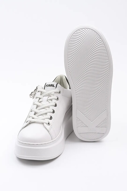 Karl Lagerfeld sneakers din piele ANAKAPRI KL63527.011 alb