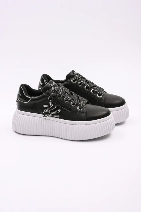 Karl Lagerfeld sneakers din piele KREEPER LO KL42376A.000 negru SS25