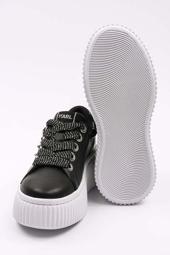 Karl Lagerfeld sneakers din piele KREEPER LO KL42376A.000 negru