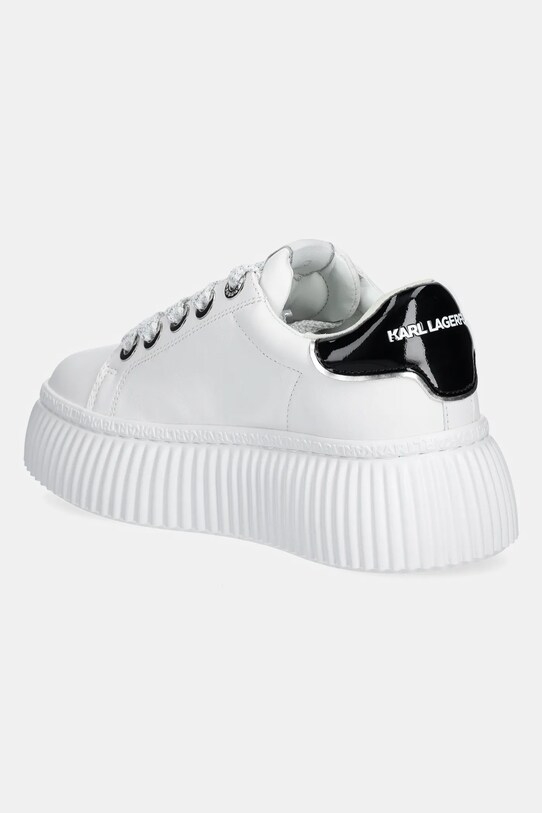 Обувь Кожаные кроссовки Karl Lagerfeld KREEPER LO KL42376A.011 белый